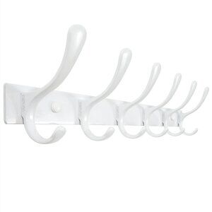 New SKOLOO Heavy Duty Wall Mounted Coat Rack - 6 Hooks, Stainless Steel, Sturdy